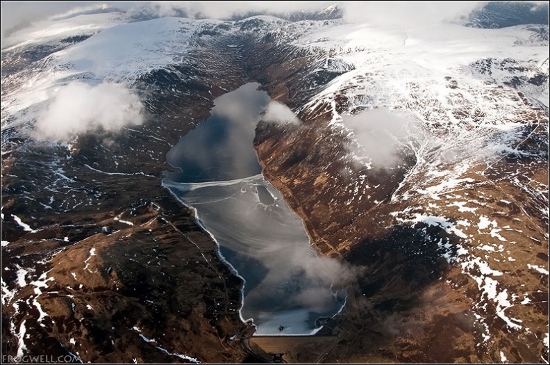 Loch Turret from the air